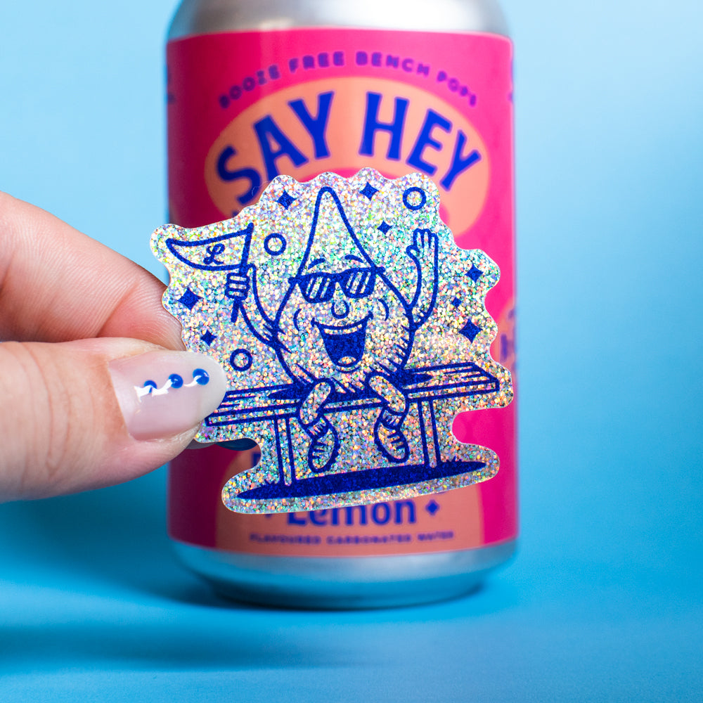Bloop Glitter Sticker – Left Field Brewery