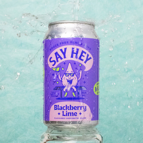 Say Hey Sparkling Water : Blackberry Lime